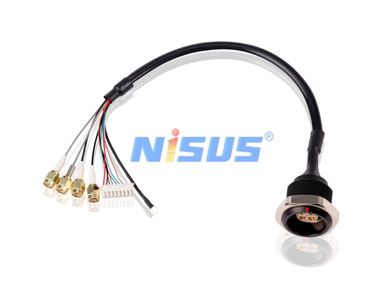 Custom 4K UHD video cable assembly for endoscopic cameras